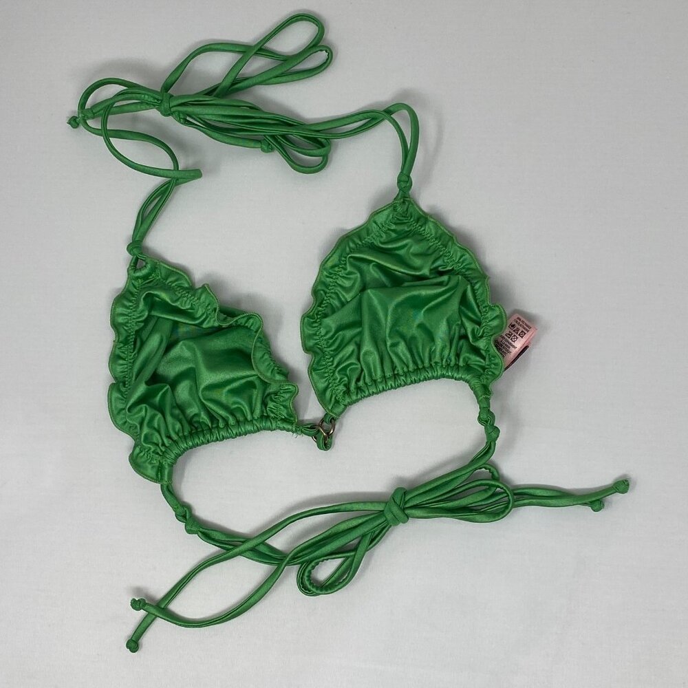 Agent Provocateur Berry Green Bikini Top AP3 Medium "NO CHARMS"
